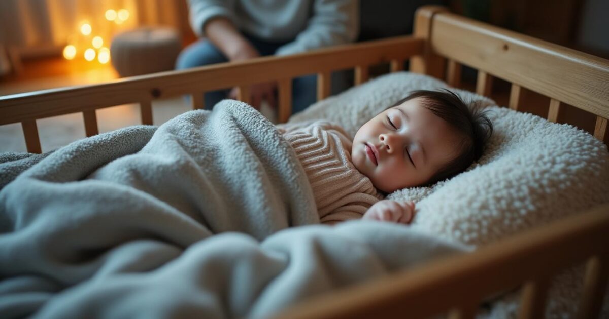 Endormissement autonome sans pleurs : méthodes douces (pause progressive, présence parentale)